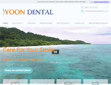 Tablet Screenshot of dentist-ormond-beach.com